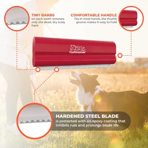 EquiGroomer 5-Inch Undercoat Deshedding Brush - Image 4