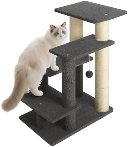 4-Step Pet Steps for Cats/Dogs, Cat Stairs by GreenPetopia