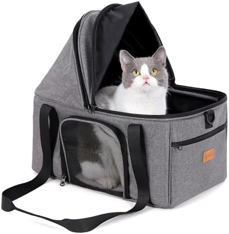 BurgeonNest Top-Expandable Cat Carrier by Lifelongfriendsbelovedfamily
