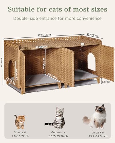SETVSON Cat Litter Box Enclosure - Image 5