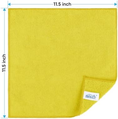 HOMEXCEL Yellow Microfiber Cleaning Cloth, 24 Pack Premium Microfiber Towels - Image 2