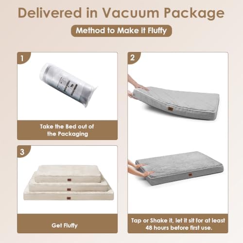 EHEYCIGA XL Memory Foam Dog Crate Mat Washable - Image 5