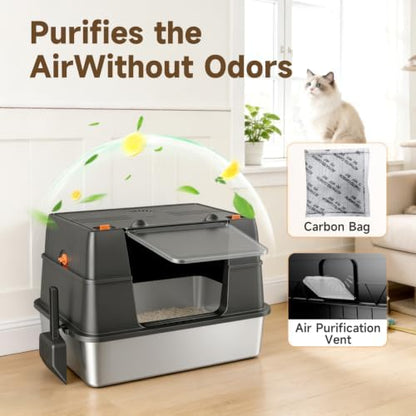 Stainless Steel Litter Box - Image 3