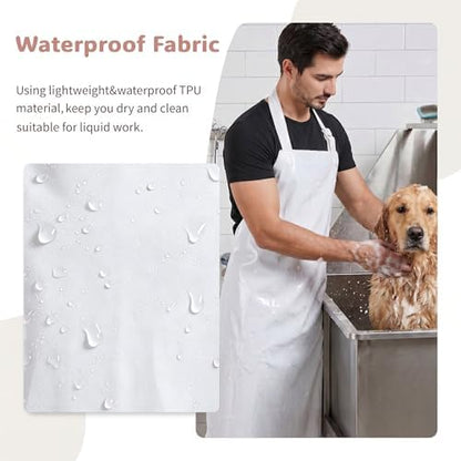 Nanxson TPU Waterproof Apron Lightweight Work Apron - Image 2