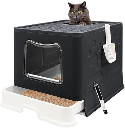XL Foldable Cat Litter Box by FriendsofPeopleHappinessofPets