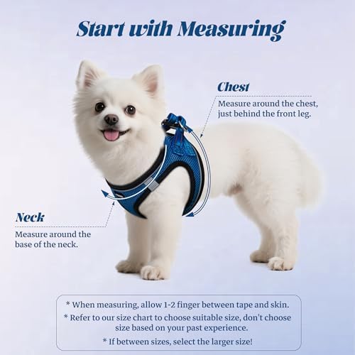No Pull Dog Puppy Harness and Leash Set Reflective Mesh Vest XX-Small - Image 2