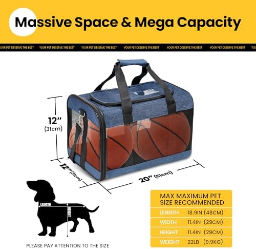 Conlun Dog Carrier Soft Sided, Large Cat Carrier - Image 2