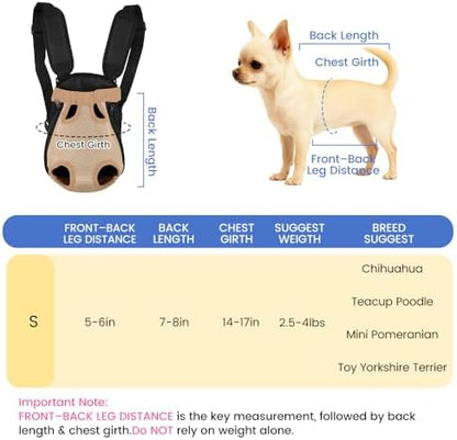 Mosago Dog Backpack Carrier, Front Chest Carrier - Image 2