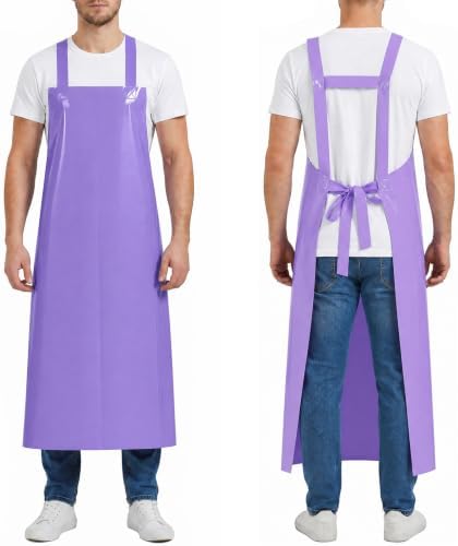 Molaxhome TPU Waterproof Apron Lightweight Oil-resistant Chef Apron by Molaxhome
