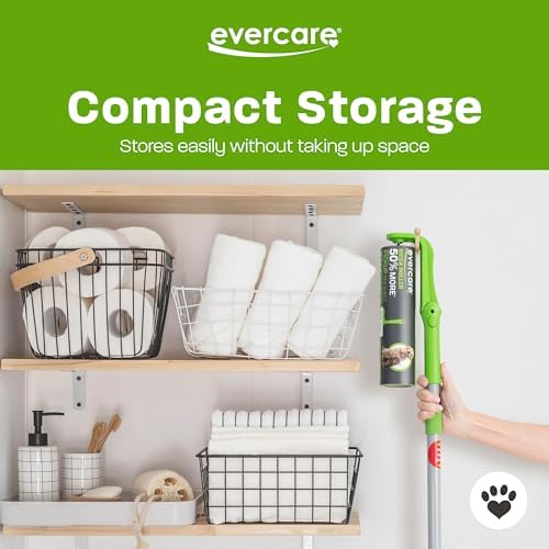 Evercare Easy-Store Mega 25 Layer Extended Handle Pet Lint Roller - Image 4