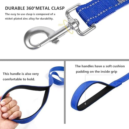 6 FT Basic Dog Leash for Small Dogs, Padded Handle - Image 4
