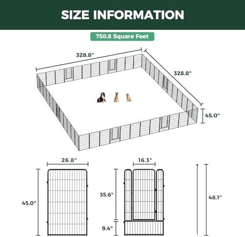 FXW Rollick Dog Playpen, Yard & RV Camping, 48 Panels - Image 6