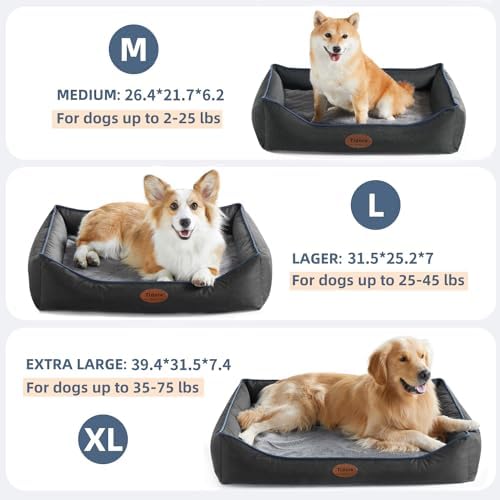 Tidore Orthopedic Dog Beds for Medium Dogs, Durable Egg Crate Foam Sofa Dog Bed - Image 3