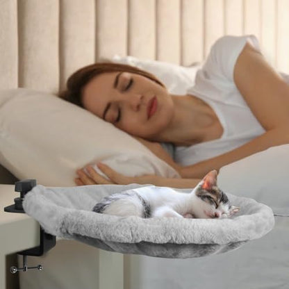 Cat Desk Bed with 2 Covers, Clamp-On Cat Hammock - Image 6