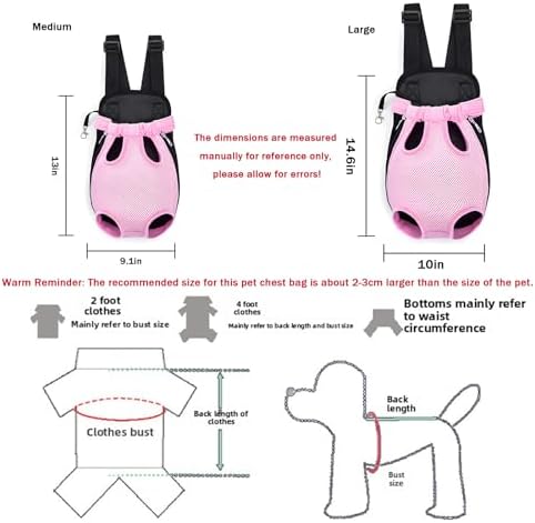 Pet Carrier Backpack, Adjustable Pet Front Carriers - Image 2