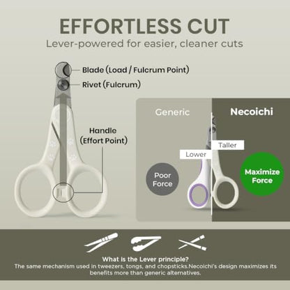 Necoichi Purrcision Stainless Steel Cat Nail Clipper, Made in Japan - Image 3