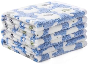 Luciphia 3 Pack Cute Dog Blankets Soft Fleece by luciphia