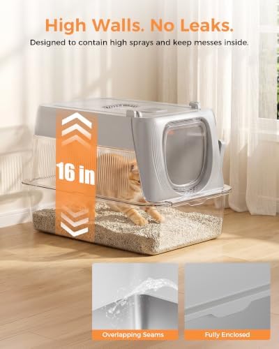 GTPLAYER XL Stainless Steel Cat Litter Box - Image 6
