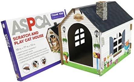ASPCA Cardboard Cat House Hideaway Playhouse - Image 5
