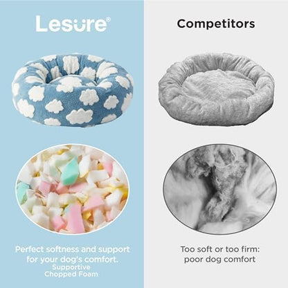 LE SURE Shown on TV Jacquard Donut Cute Small Dog Beds - Image 5