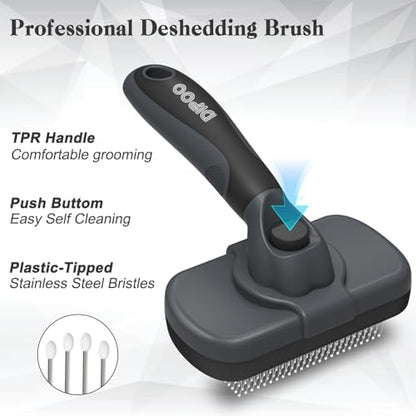 Dipoo Self-Cleaning Deshedding Brush - Image 2
