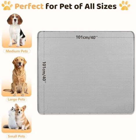 Silicone Dog Bed Mat 40"x 40" Crate Mat - Image 4
