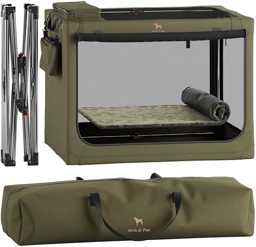 Noah & Paw XXL Collapsible Dog Crate, Soft Sided Dog Crate 900D Oxford by NoahPaw