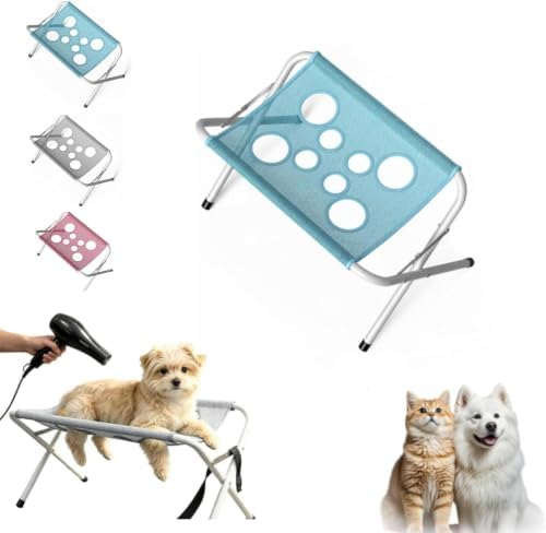 Pet Grooming Bath Stand Foldable Cat Dog Grooming Stool Mesh Bathing Station by Unknown