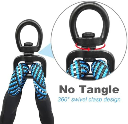 5 FT Double Dog Leash Coupler, Extension Rope - Image 2