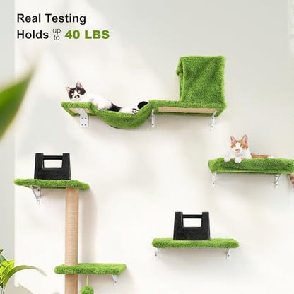FUKUMARU Cat Wall Shelves, 4 in 1 Set - Image 5