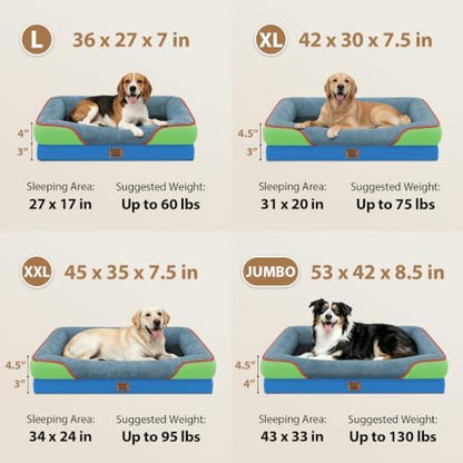 Chez Paw Waterproof Orthopedic XL Dog Bed - Image 6