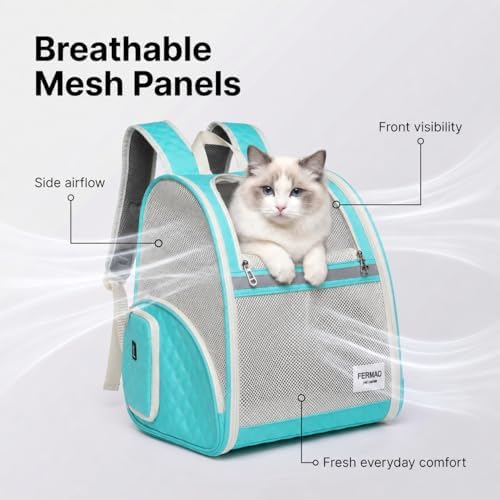 Cat Backpack Carrier for Small Dogs and Medium cat Puppy Kitten Bunny Pet - Image 2