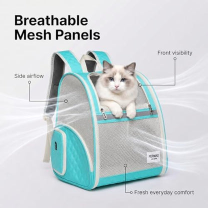 Cat Backpack Carrier for Small Dogs and Medium cat Puppy Kitten Bunny Pet - Image 2