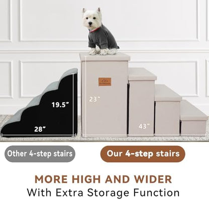 Zerbuger Dog Stairs with Storage - Image 6
