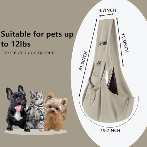 Dog Sling Carrier Soft Breathable - Image 2