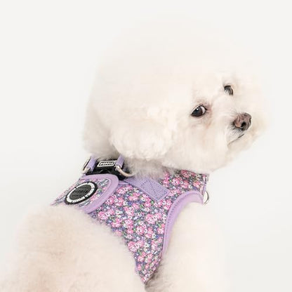 Puppia Kealoha Dog Vest Harness B Fashionable Flower Pattern Spring Summer - Image 3
