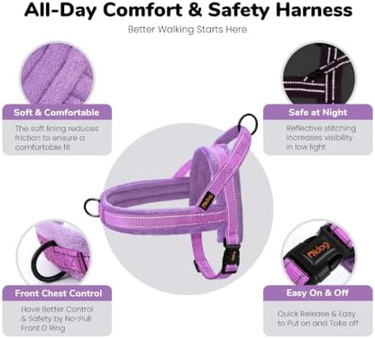 Didog No Pull Dog Harness for Small Dogs, Soft Flannel Padded - Image 5