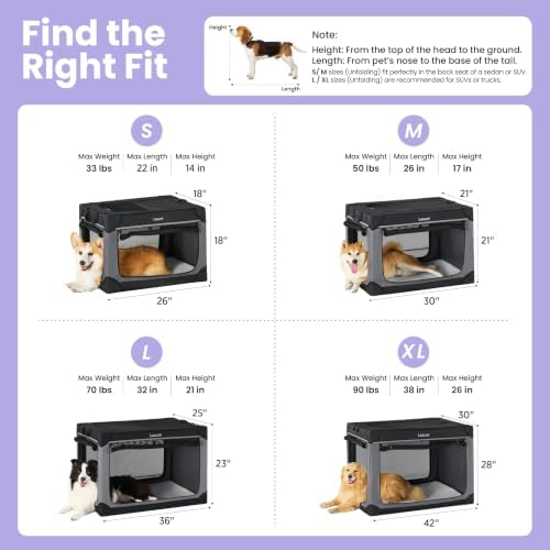 Lesure Today Show Soft Collapsible Dog Crates - Image 6