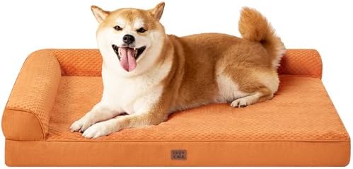 EHEYCIGA Memory Foam Dog Bed for Crate, Large Orthopedic Dog Bed by EHEYCIGA