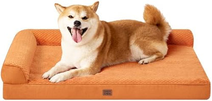 EHEYCIGA Memory Foam Dog Bed for Crate, Large Orthopedic Dog Bed by EHEYCIGA