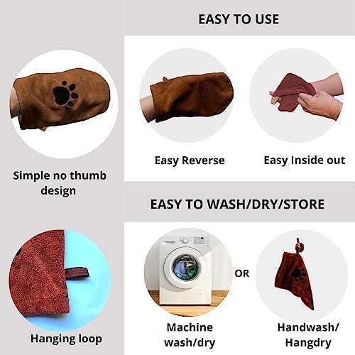 Penny & Niko Microfiber Pet Towel Mitts - Image 6