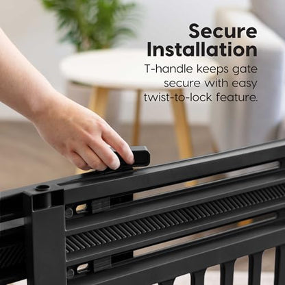IRIS USA Pet Gate, Adjustable Width - Image 5