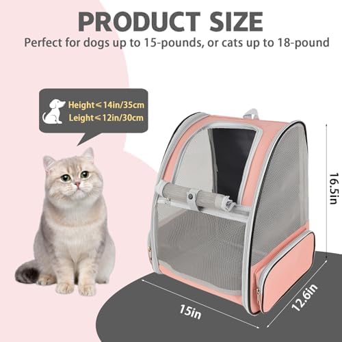 Cat Backpack Carrier, Pet Carrier Airline Approved - Image 2