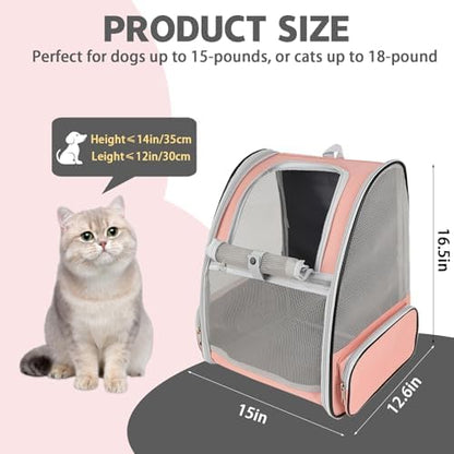 Cat Backpack Carrier, Pet Carrier Airline Approved - Image 2