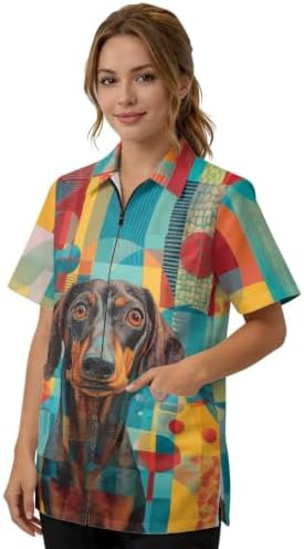Funny Print Barber Jackets & Smocks by Unknown