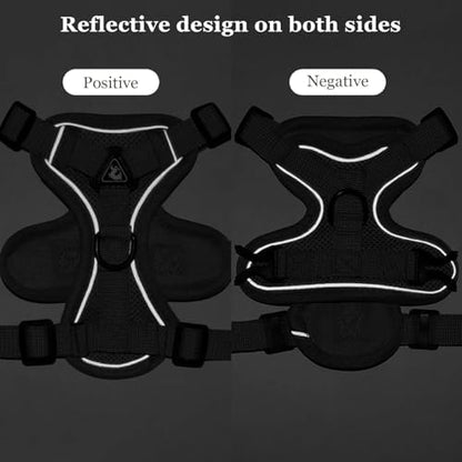 Wanheart cat Chest Harness and Leash, Anti-Escape Adjustable Soft mesh cat - Image 4