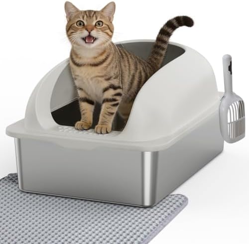 OLIXIS Large Metal Large Cat Litter Box by OLIXIS