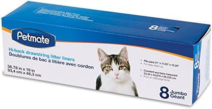 Petmate Drawstring Hi-Back Litter Box Liners by Petmate