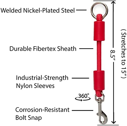 BUNGEE DOG LEASH EXTENSION – Patented Shock Absorber Attachment Protects You - Image 4