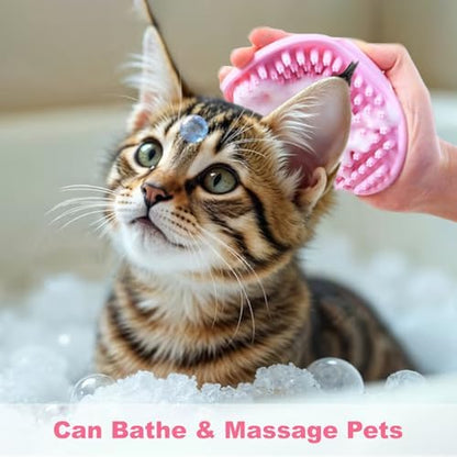 2 PCS Pink Pet Washing Gloves - Image 5